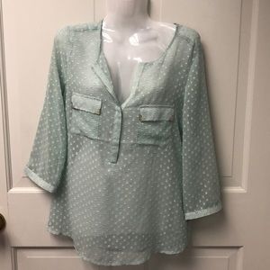 The Limited Sea Foam Green Shirt